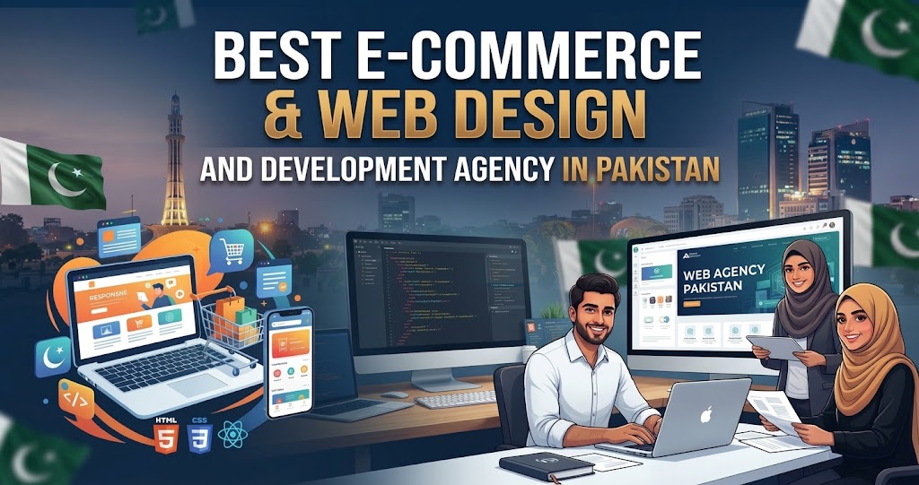 E-commerce and web design agency in Pakistan - UBINK